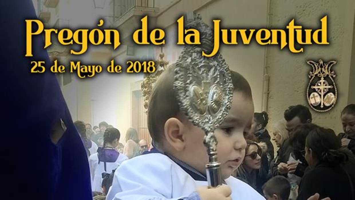 Cartel que anuncia el pregón de los jóvenes.