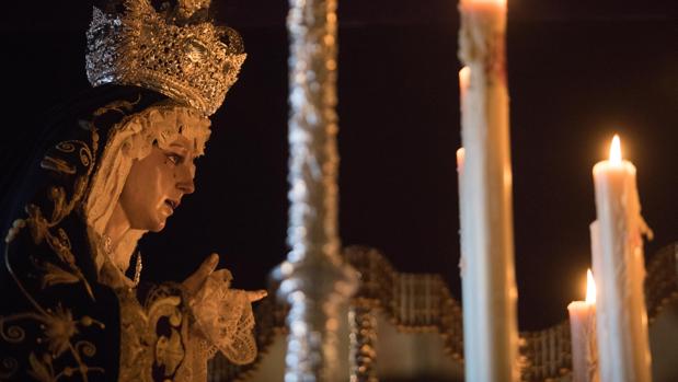 La Virgen de la Concepción de Córdoba a su paso por la ermita del Socorro