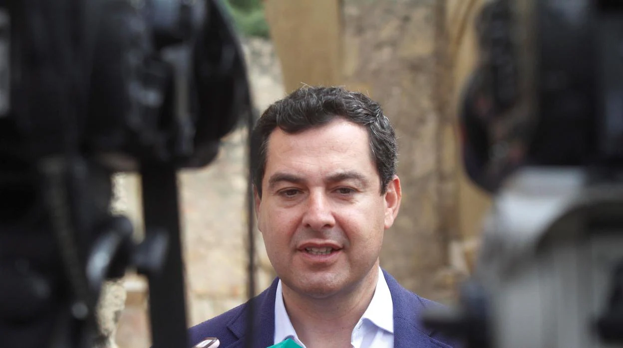 Juanma Moreno, presidente del Partido Popular en Andalucía