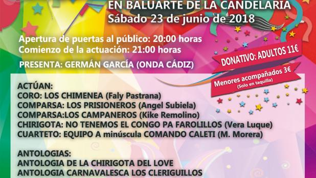 Cartel de la gala