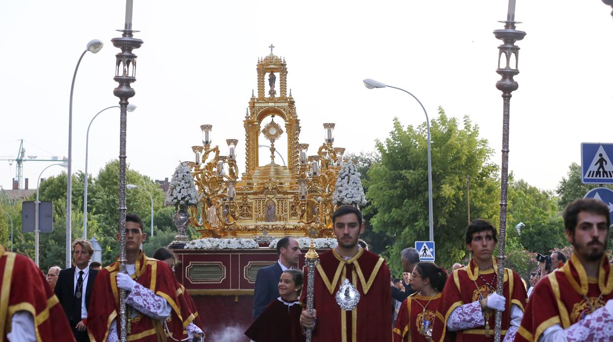 Procesión del Corpus de la hermandad de la Sagrada Cena