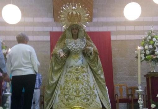 La Virgen de la Merced, en su besamanos en la Prisión