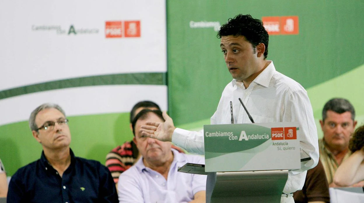 Rafael Velasco, en un acto del PSOE en Córdoba