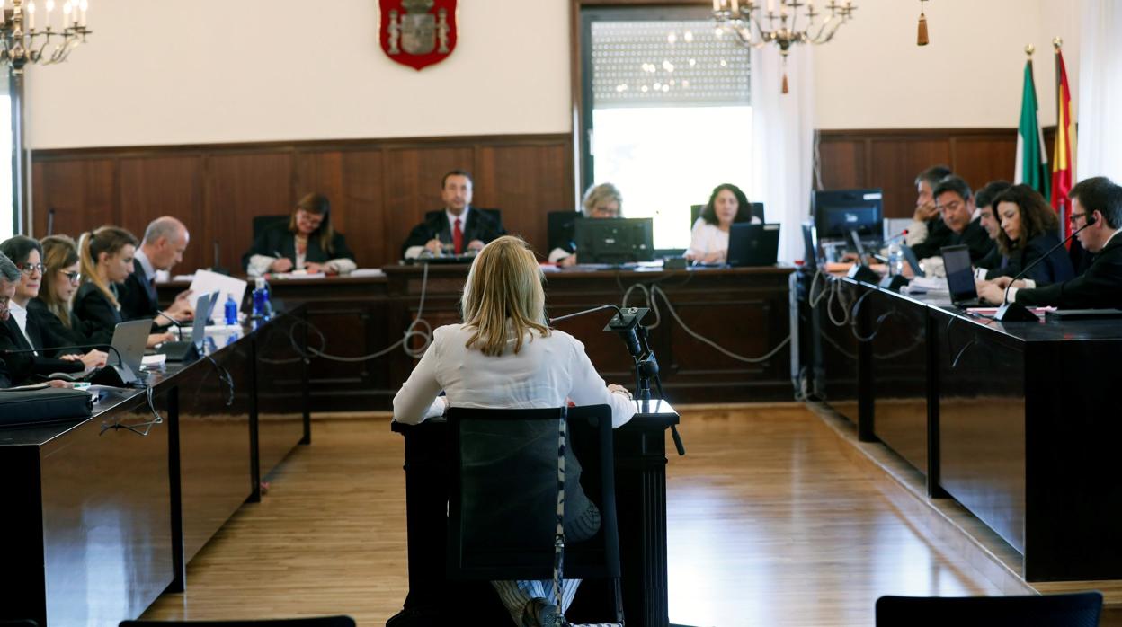 Una de las testigos en el juicio de la pieza política del caso ERE