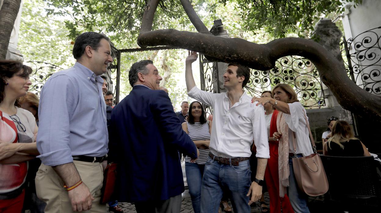 Pablo Casado, en su acto electoral