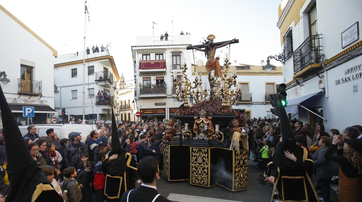 El Santísimo Cristo del Remedio de Ánimas el pasado Lunes Santo