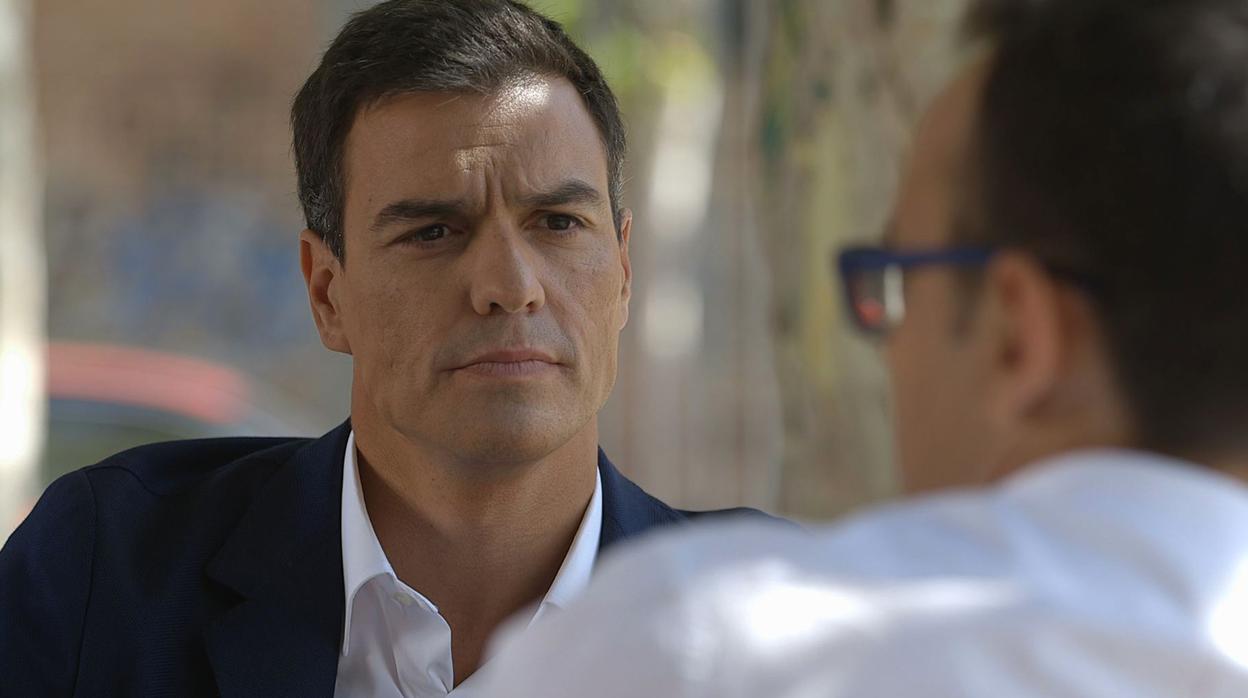 Pedro Sánchez con Risto Mejide