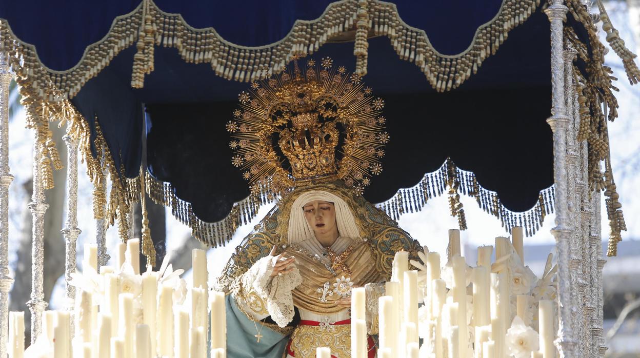 Virgen de la Estrella en procesión