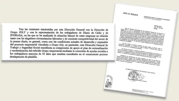 La Junta de Andalucía financió la «expansión empresarial» del Grupo Joly
