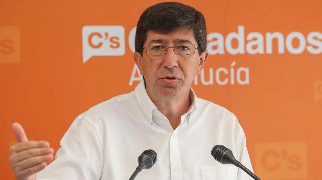 El actual líder de Ciudadanos en Andalucía, Juan Marín