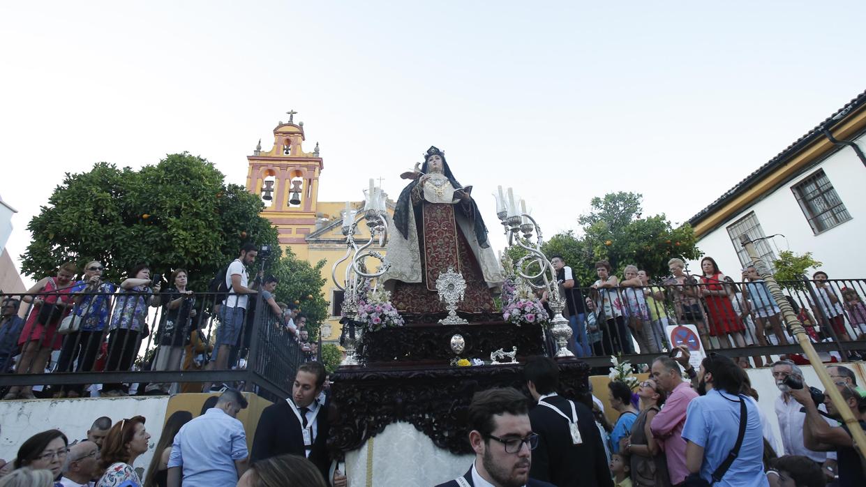 Salida de la Virgen del Carmen de San Cayetano