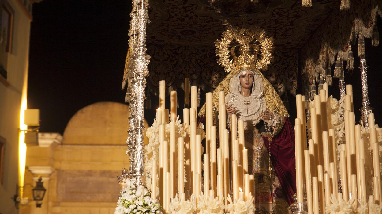 La Virgen del Buen Fin, el pasado Viernes Santo