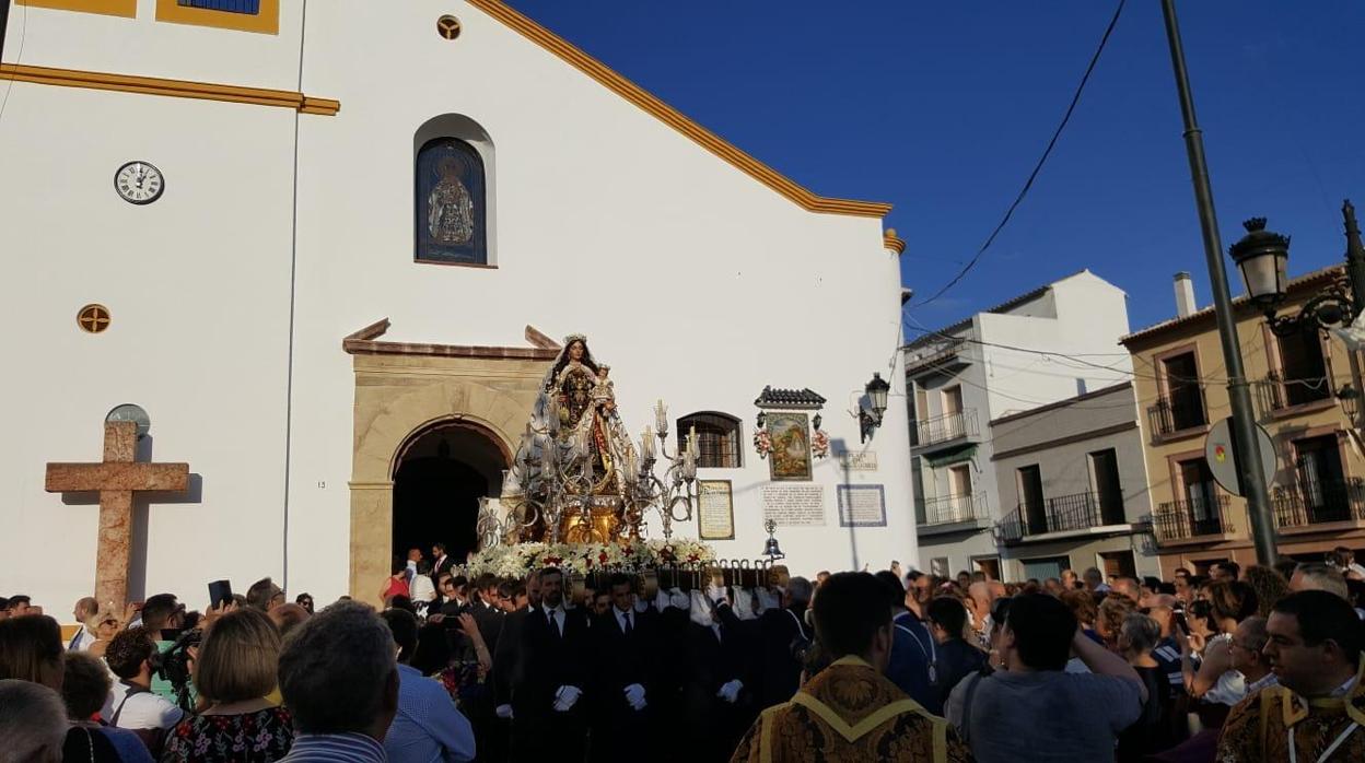 Procesión de la Virgen del Carmen de Rute