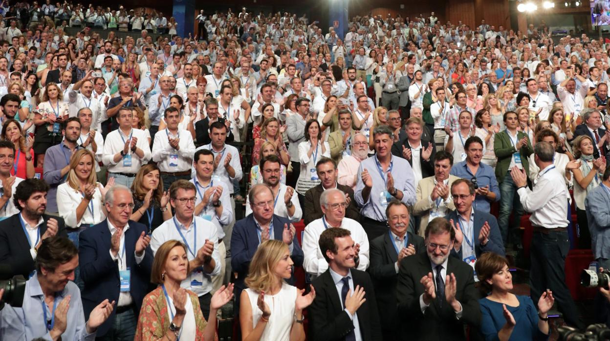 Pablo Casado recién elegido presidente del PP