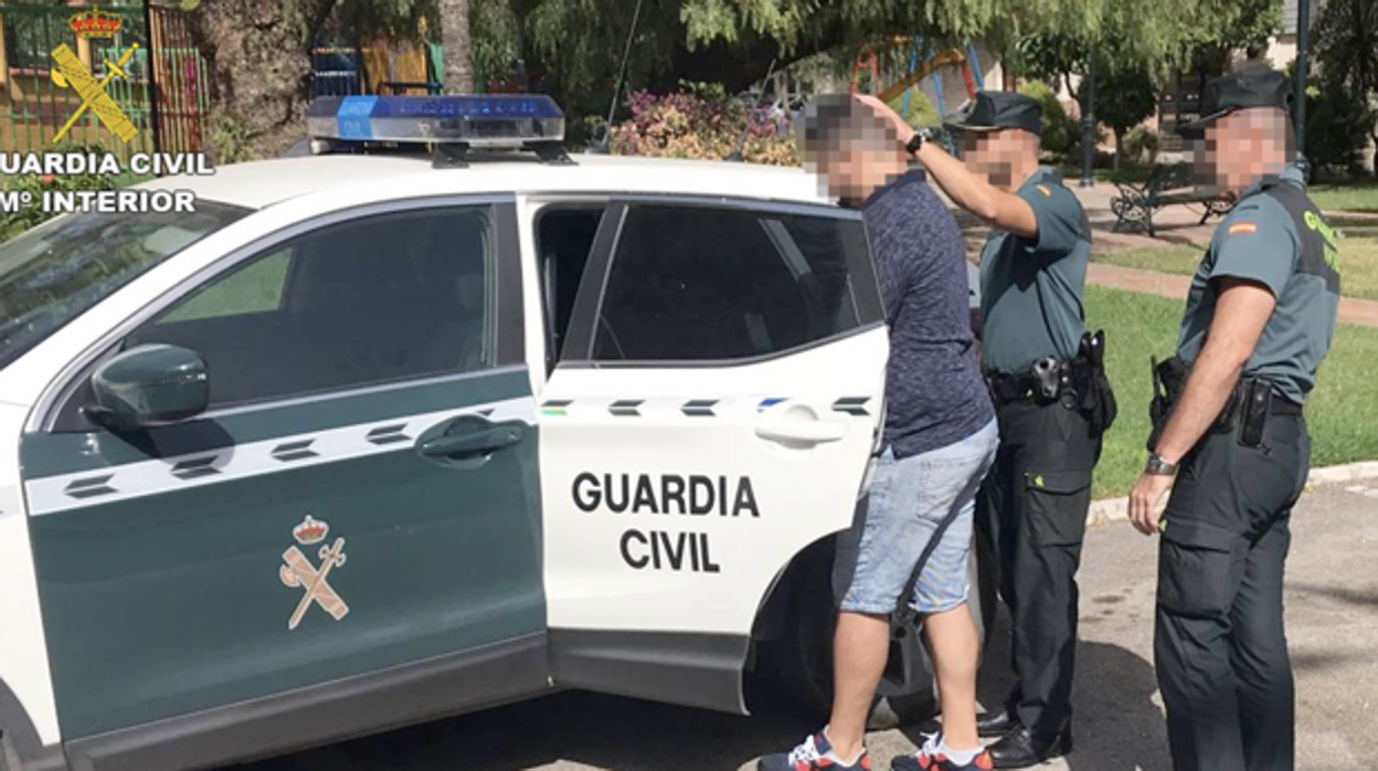 Detención del presunto violador en Churriana