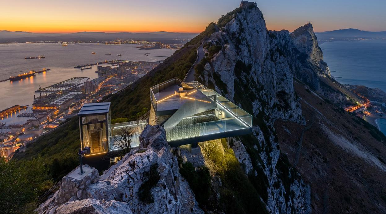 Imagen de la atracción turística, situada en el Peñón de Gibraltar.