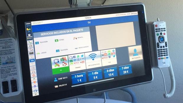 Los hospitales andaluces tendrán tele gratis en menos de un año