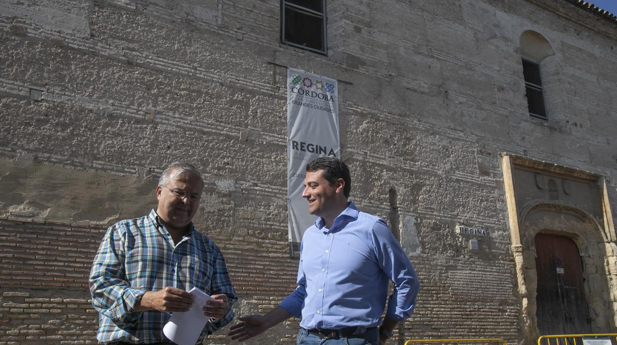 Moreno Calderón y Bellido, junto al convento de Regina