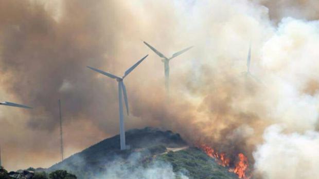 Declarado un segundo incendio en un paraje natural de Tarifa