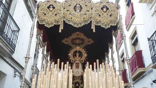 Cuarenta años de la primera salida procesional de la Virgen de la Candelaria de Córdoba