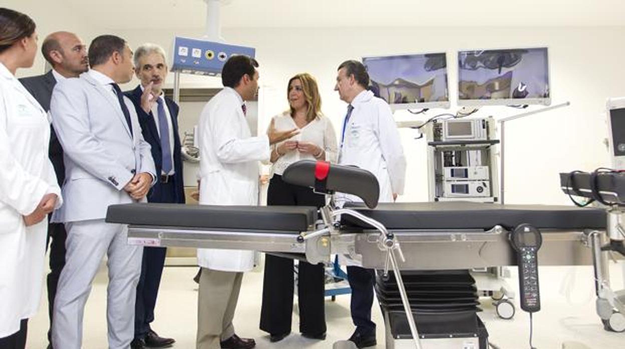 Susana Díaz inauguró el hospital de Cártama hace dos años