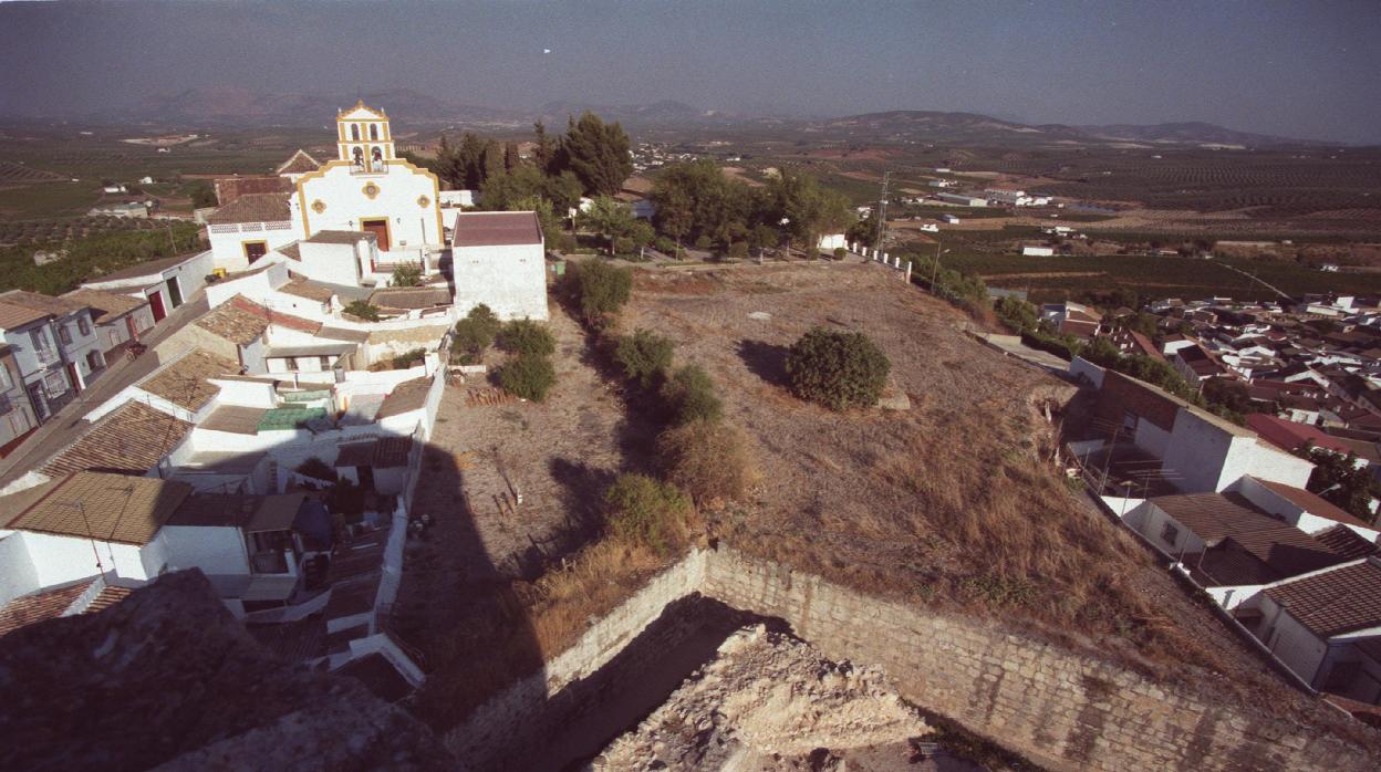 Vista de Monturque desde su castillo