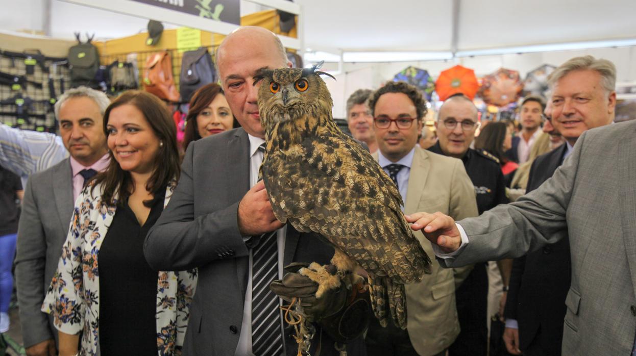 Representantes institucionales en la inauguración de la pasada edición de Intercaza