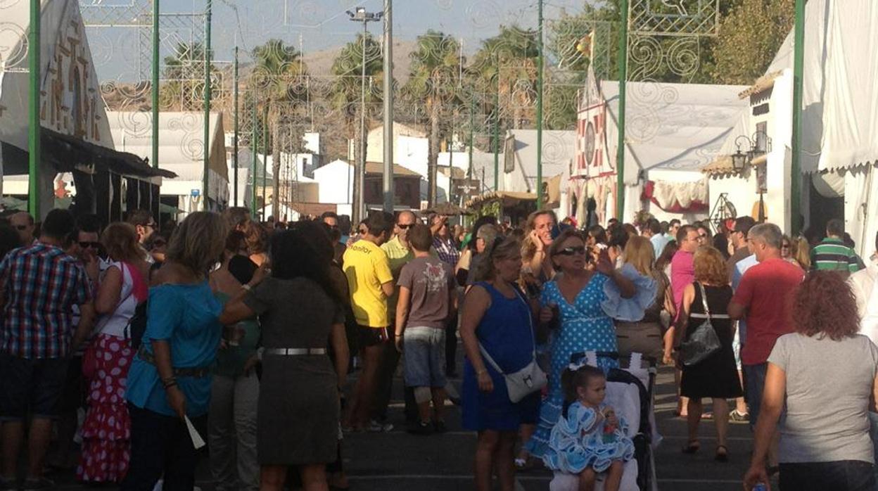 Ambiente en una edición anterior de la Feria de Cabra