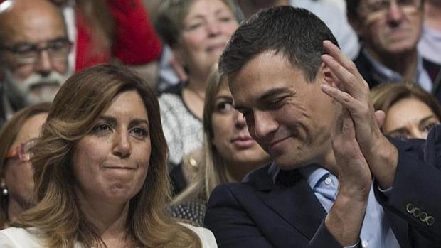 Susana Díaz alaba el «compromiso» de Sánchez con Andalucía y le reclama más dinero