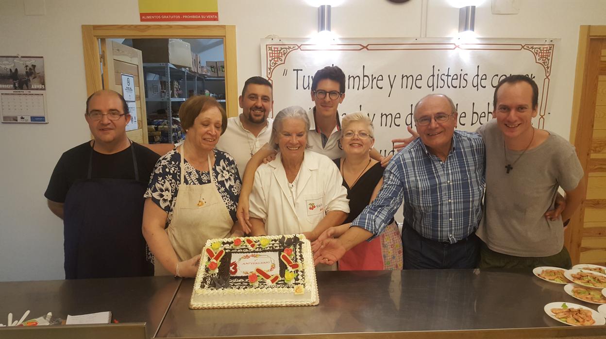 Cáritas ha celebrado el tercer aniversario de la apertura del centro de día Santa Clara