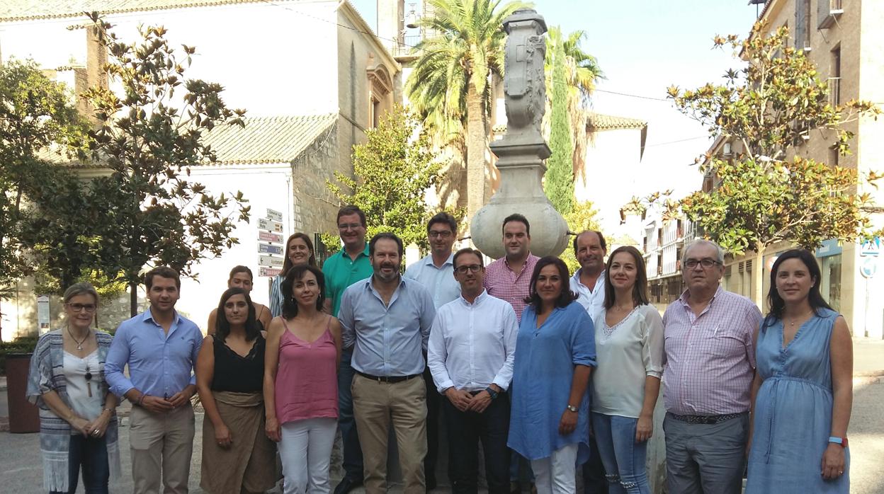 Los representantes del «Grupo +20·» del PP de Córdoba