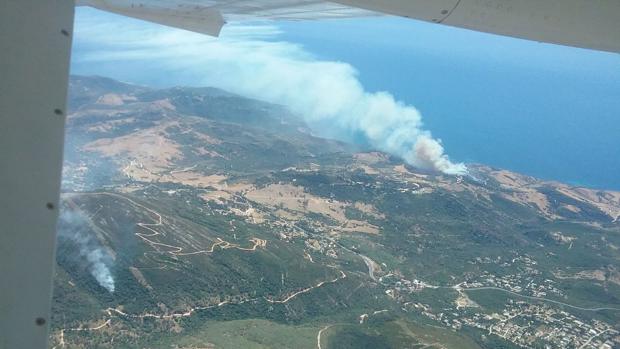 Imputado un vecino de Algeciras por los incendios de Tarifa