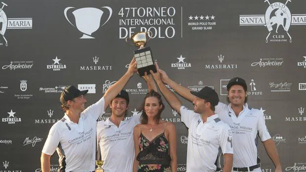 Nieves Álvarez, embajadora de Maserati, pone el broche de oro en el Campeonato Internacional de Polo