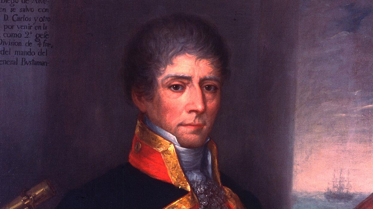 Diego de Alvear, en un retrato de la época