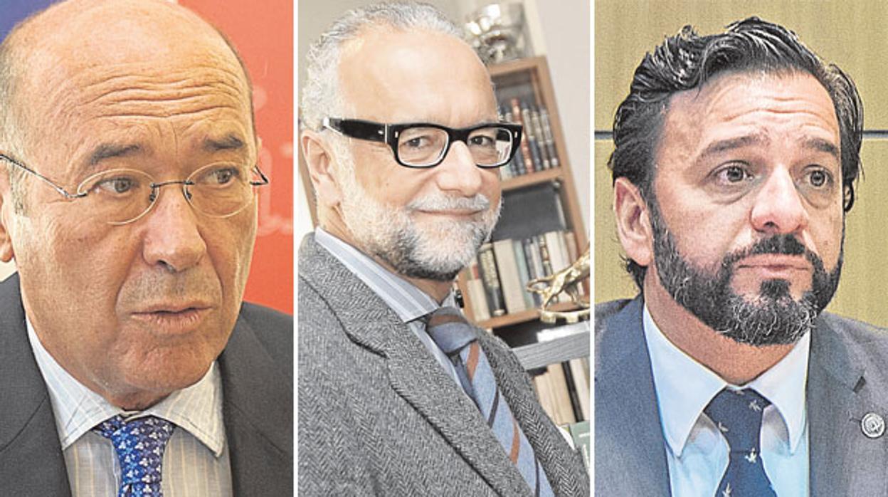 Los catedráticos de Economía Ferraro, O´Kean y Cardenete