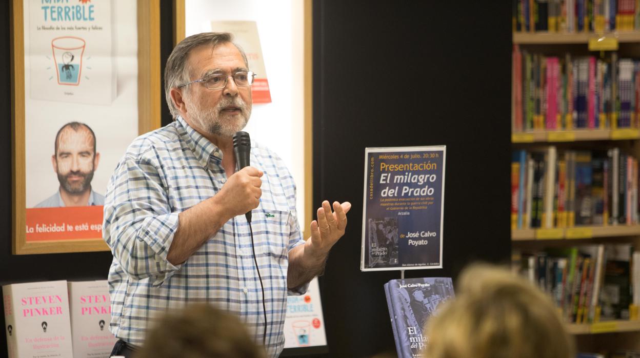 José Calvo Poyato, en la presentación de una obra en Córdoba