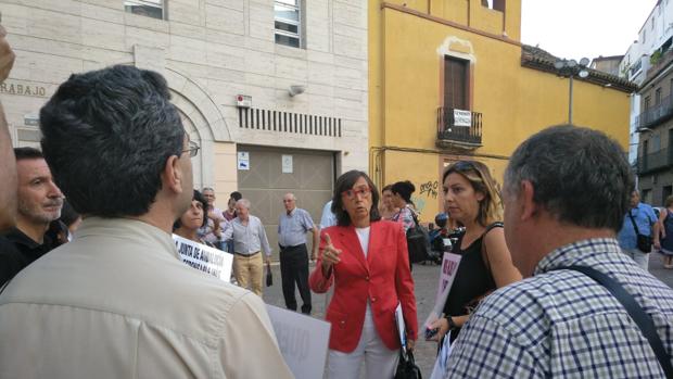 Rosa Aguilar se encara con el presidente del Consejo del Movimiento Ciudadano de Córdoba