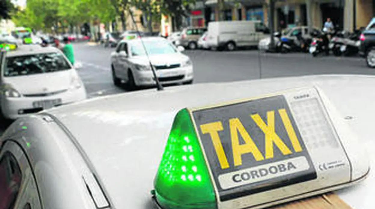 Parada de taxis en Córdoba