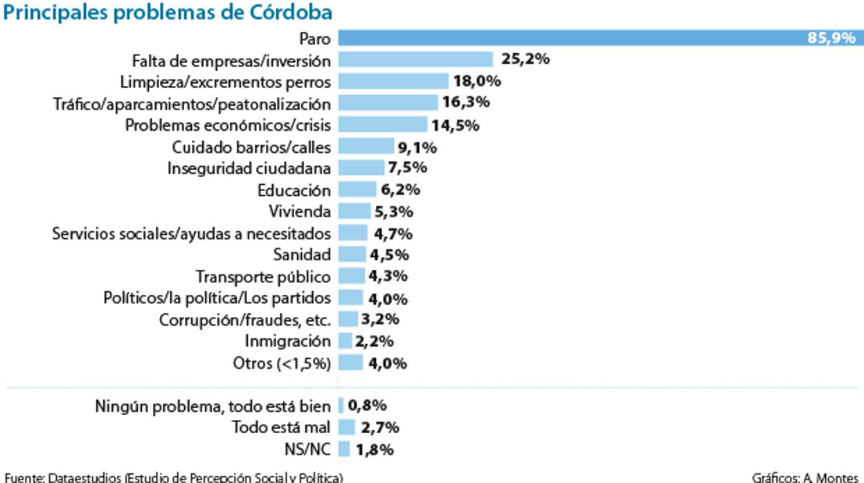 Principales problemas de Córdoba
