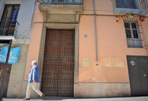 Fachada del palacete de San Matías, en el barrio del Realejo.