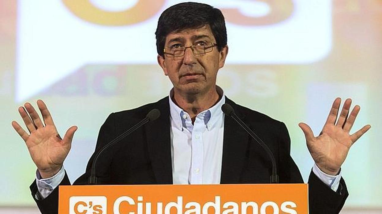 El líder de Ciudadanos, Juan Marín