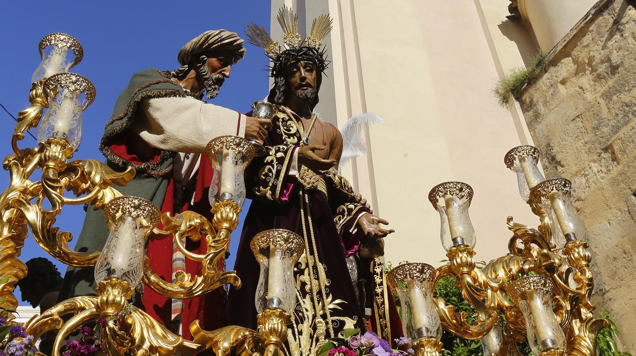 El Señor de la Humildad y Paciencia, en procesión