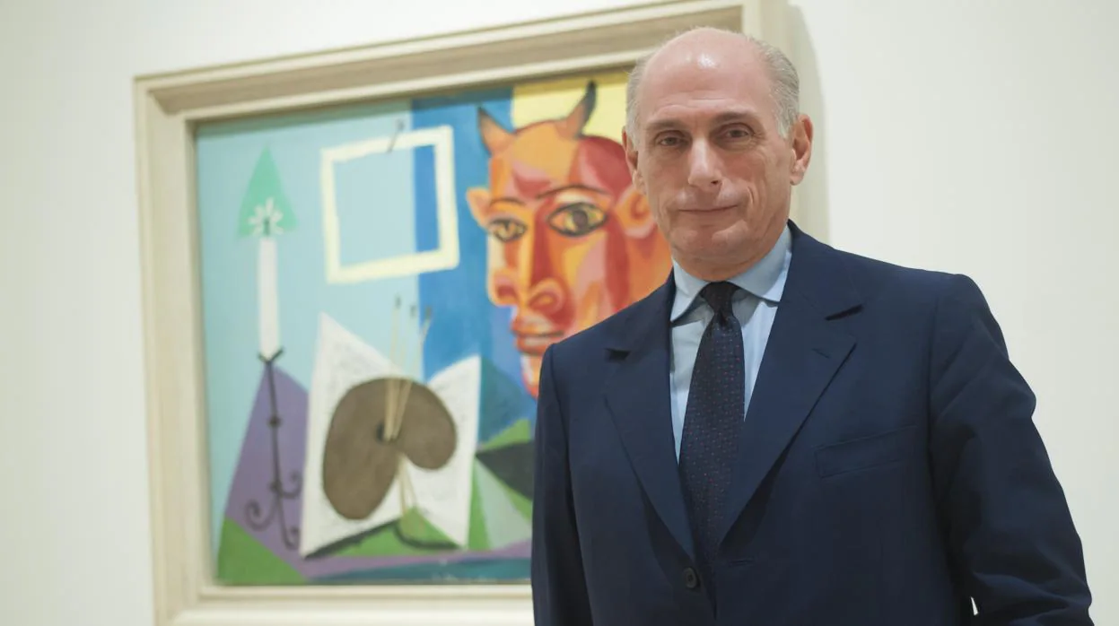 Bernard Ruiz-Picasso, en el Museo Picasso de Málaga