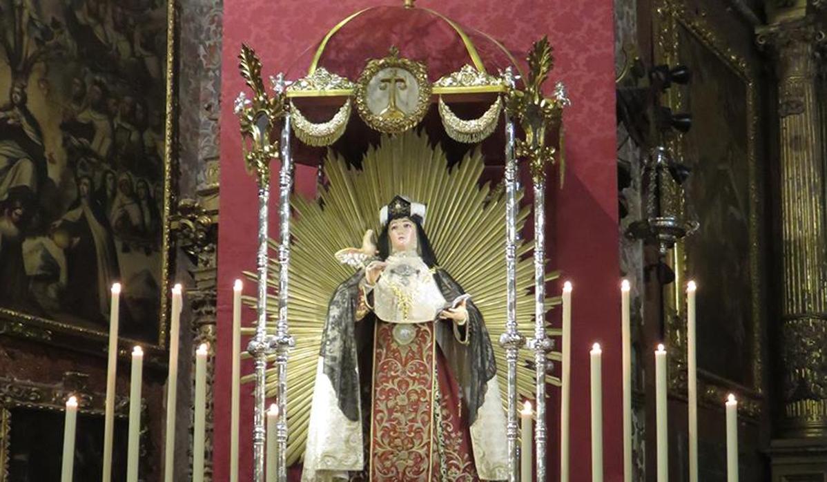 Altar de cultos de Santa Teresa de Jesús