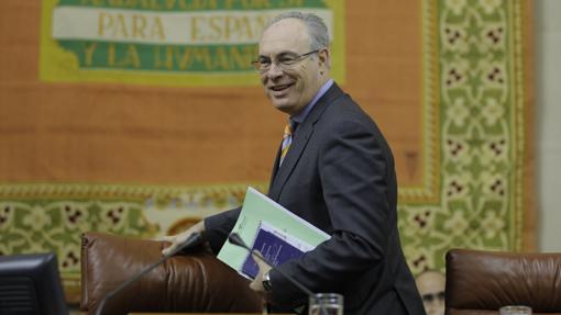 Juan Pablo Durán, en el Parlamento de Andalucía