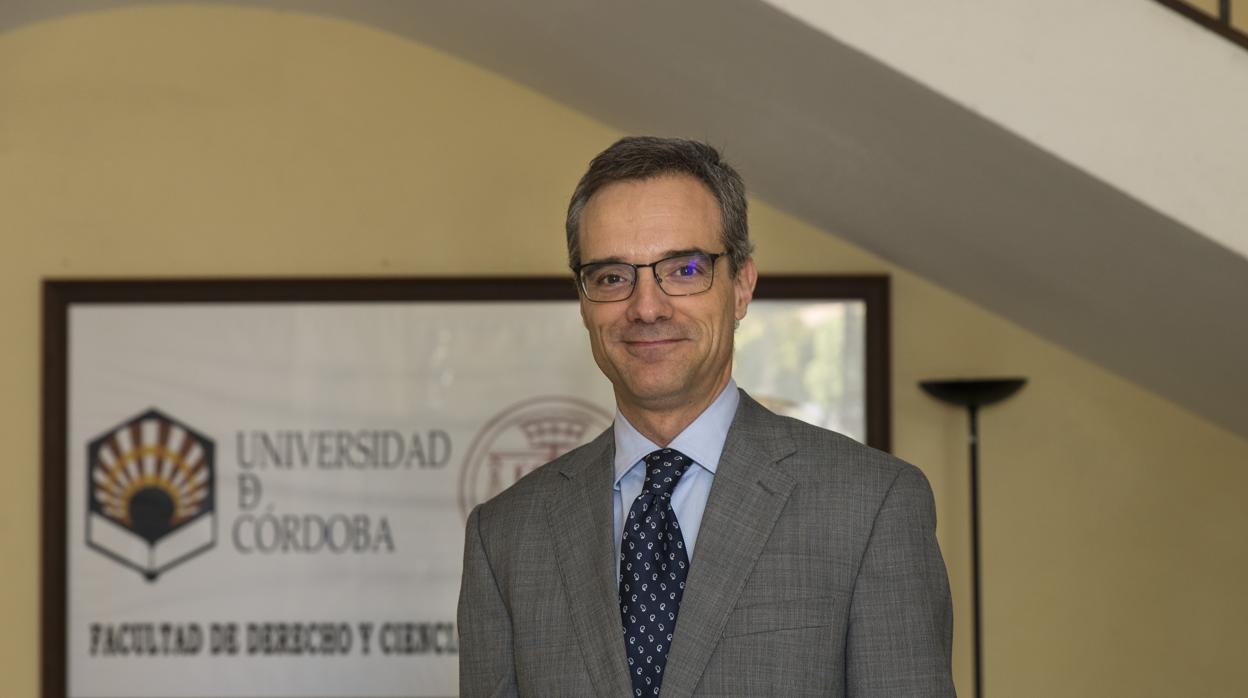 Manuel Izquierdo, en la Facultad de Derecho de la Universidad de Córdoba