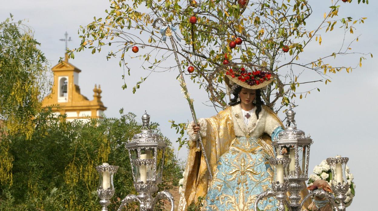 La Divina Pastora, en procesión