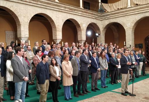 Los 109 candidatos en la foto de familia