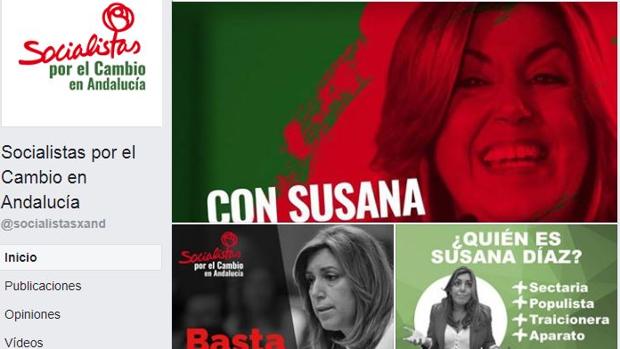 Elecciones andaluzas: El PSOE arremete contra la página de Facebook 'ConSusanaMeabstengo'