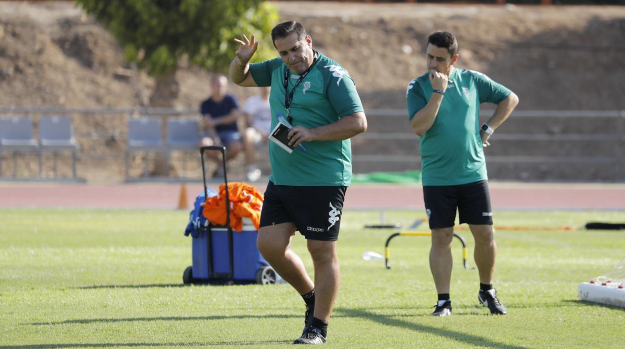 El entrenador del Córdoba CF, José Ramón Sandoval